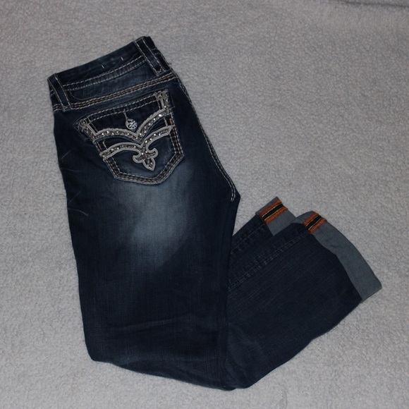 Rock Revival Denim - Rock Revival Sparkly Pocket Jeans